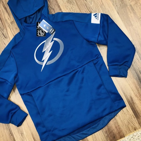 Men's adidas Lightning Game Mode Pullover Hoodie - Picture 6 of 7